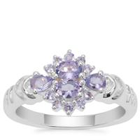 Tanzanite Ring in Sterling Silver 0.79cts