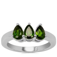 Chrome Diopside Ring in Sterling Silver 1.44cts