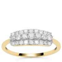 GH Diamonds Ring in 9K Gold 0.53ct