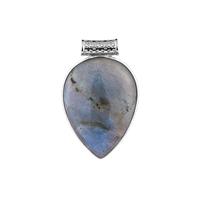 Labradorite Pendant in Sterling Silver 49.50cts