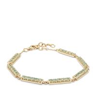 Nigerian Emerald Bracelet in 9K Gold 2.14cts