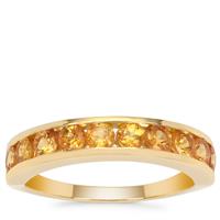 Mandarin Garnet Ring in 9K Gold 1.50cts