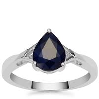 Madagascan Blue Sapphire Ring in Sterling Silver 1.90cts