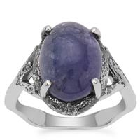 Tanzanite Ring in Sterling Silver 8.25cts