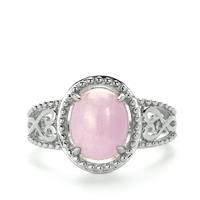Nuristan Kunzite Ring in Sterling Silver 3.23cts