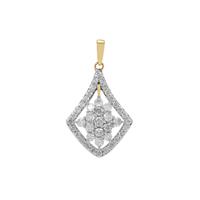 Canadian Diamonds Pendant in 9K Gold 1cts