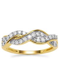 GH Diamonds Ring in 9K Gold 0.29ct