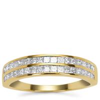 Diamond Ring in 9K Gold 0.77ct