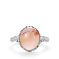 Sakura Agate Ring in Sterling Silver 4.50cts
