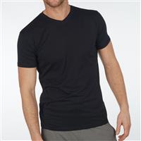 Youbamboo Close Comfort V-Neck T-Shirt - Black 