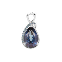 Hope Topaz Pendant with Marambaia London Blue Topaz in Sterling Silver 6.73cts