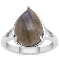 Labradorite Ring in Sterling Silver 6.35cts