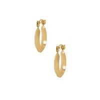 9K Gold Creole Earrings 0.42g