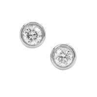 Diamond Earrings in Platinum 950 0.39ct 