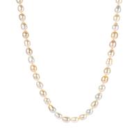 South Sea Cultured Pearl Necklace  in Sterling Silver (9mm)