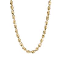 18" 9K Gold Tempo Rope Chain 8.20g