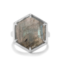 Labradorite Ring in Sterling Silver 10cts