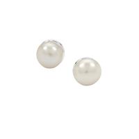 Pearl Earrings in Sterling Silver 