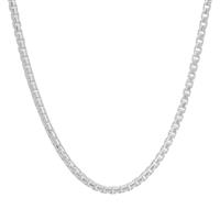 18" Sterling Silver Couture Diamond Cut Venetian Chain 5.11g
