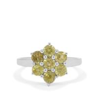 Ambilobe Sphene Ring in Sterling Silver 1.65cts