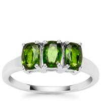 Chrome Diopside Ring in Sterling Silver 1.70cts