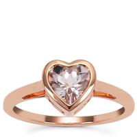 Cherry Blossom™ Morganite Ring in 9K Rose Gold 1.10cts