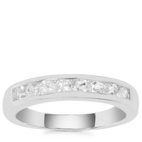 Plush Diamond Sunstone Ring in Sterling Silver 0.56ct