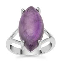 Nigerian Amethyst Ring in Sterling Silver 9cts