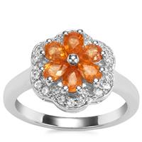 Tulelei Ring with White Zircon in Sterling Silver 1.78cts