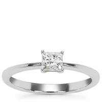Diamond Ring in Platinum 950 0.51cts