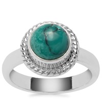 2.48ct Lhasa Turquoise Sterling Silver Aryonna Ring