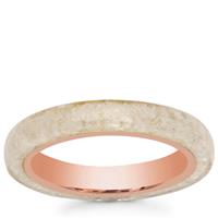 Rainbow Moonstone Ring in Rose Gold Plated Sterling Silver 2.30cts