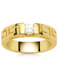 Ratanakiri Zircon Ring in Gold Plated Sterling Silver 0.35ct