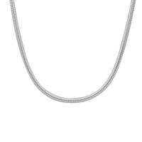 18" Sterling Silver Tempo Snake Chain 4.60g