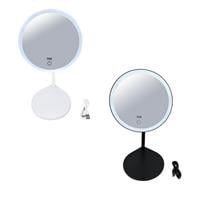 VISAGE LED 10x Magnifying  Dimmable Makeup Mirror  - Available in White or Black