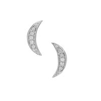 Diamonds Earrings in Sterling Silver 0.07ct 