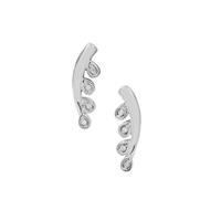 Diamonds Earrings in Sterling Silver 0.05ct
