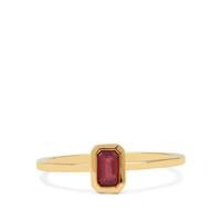 Malagasy Ruby Ring in 9K Gold 0.50ct - July Birthstone