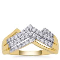 GH Diamonds Ring in 9K Gold 0.34ct