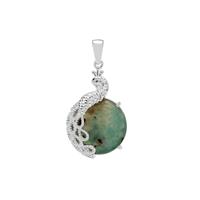 "Hera" Aquaprase™ Pendant in Sterling Silver 12.50cts