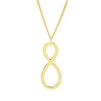 18" Midas Diamond Cut Infinity Necklace 1.88g