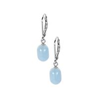 Aquamarine Earrings in Sterling Silver 8.20cts