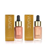 VISAGE LIQUID GOLD Highlighter 20ml - Available in Gold or Rose Gold