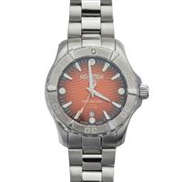 Deep Sea 200 Orange Dial Steel Watch in Stainless Steel