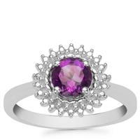 Moroccan Amethyst Ring in Sterling Silver 0.80ct