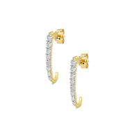 Argyle Diamonds Earrings in 9K Gold 0.34ct