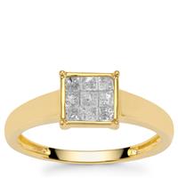 GH Diamonds Ring in 9K Gold 0.50ct