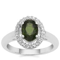 Chrome Diopside Ring in Sterling Silver 1.33cts
