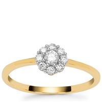 SI Diamond Ring in 9K Gold 0.30ct