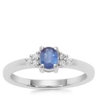 Nilamani Ring with White Zircon in Sterling Silver 0.57ct